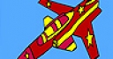 Jeu Fast military jet coloring