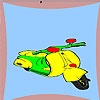 Jeu Fast motorcycle  coloring en plein ecran