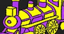 Jeu Fast purple train coloring