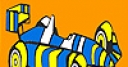 Jeu Fast striped racing car coloring
