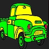 Jeu Fast yellow truck coloring en plein ecran