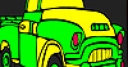 Jeu Fast yellow truck coloring