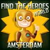 Jeu Find the Heroes World – Amsterdam en plein ecran