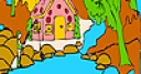 Jeu Fisherman and mountain home coloring