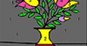 Jeu Flowers in  vase coloring