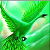 Jeu Flying green goose slide puzzle en plein ecran