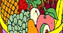 Jeu Fruits in a basket coloring