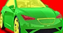 Jeu Full speed car coloring