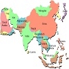 Jeu Geography Quiz – Asia en plein ecran