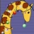 Giraffe with kids