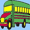 Jeu Grand school bus coloring en plein ecran