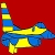 Great  blue airplane coloring