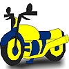 Jeu Great fast motorcycle coloring en plein ecran