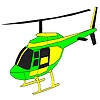 Jeu Great helicopter coloring en plein ecran