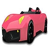 Jeu Great pink car coloring en plein ecran