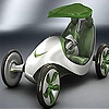 Jeu Green concept car slide puzzle en plein ecran