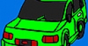 Jeu Green personal car  coloring