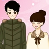 Jeu Shoujo Manga valentine couple dress up game en plein ecran