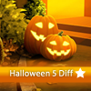 Jeu Halloween 5 Differences en plein ecran