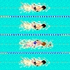 Jeu HyperSports 50m Swimming en plein ecran