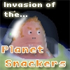 Jeu Invasion of the Planet Snackers en plein ecran