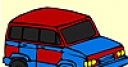 Jeu Jeep on the land coloring