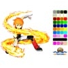 Jeu Kenneth – Serpent Fire Shield – Manga TAOFEWA Coloring Game en plein ecran