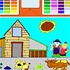 Jeu Kids Farm Coloring en plein ecran