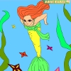 Jeu Kid’s coloring: Beautiful mermaid en plein ecran