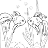 Jeu Kid’s coloring: Goldfish en plein ecran