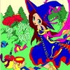 Jeu Kid’s coloring: The forest fairy en plein ecran