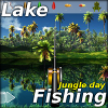 Jeu Lake fishing: Jungle day en plein ecran