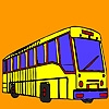 Jeu Long street bus coloring en plein ecran
