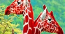 Jeu Lovely giraffes in the garden puzzle
