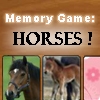 Jeu Memory Game: Horses! en plein ecran