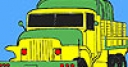 Jeu Military green trucks coloring