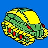 Jeu Military tank coloring en plein ecran