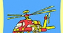 Jeu Military transport helicopter coloring