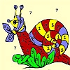 Jeu Mother snail in the woods coloring en plein ecran