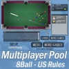 Jeu Multiplayer 8Ball Pool en plein ecran