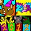 Jeu New Year 2012 Coloring en plein ecran