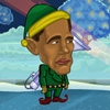 Jeu Obama vs Santa en plein ecran