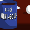 Jeu Office mini-golf en plein ecran