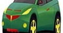 Jeu Oil green car coloring