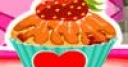 Jeu Orange Glazed Strawberry Cupcakes