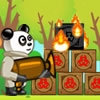 Jeu panda flame thrower en plein ecran