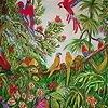 Jeu Parrots in the jungle slide puzzle en plein ecran
