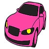 Jeu Pink classic car coloring en plein ecran
