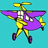 Jeu Planetary aircraft coloring en plein ecran