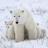 Polar Bear Mother & Baby Slider Puzzle